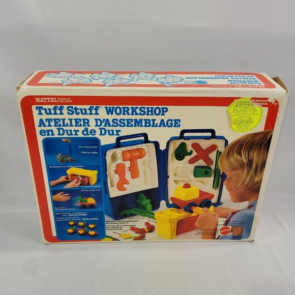 Tuff Stuff Workshop Vintage 1978 Toy Tool Set by Mattel Preschool - Picture 2 of 2